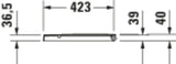 DU Me by Starck WC-Sitz,Comp.,m.Absenk. Weiß