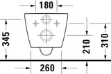 Duravit ME by Starck WC-Set wandhängend Hygiene Flush inkl. WC-Sitz mit Absenkautomatik und Schallschutzset, Aktionsset mit Rubbellos