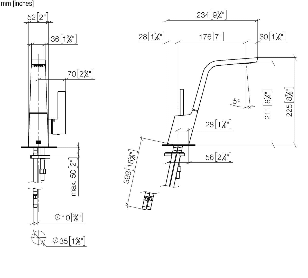DO Waschtisch-Einhandbatterie ohne Ablaufgarnitur CL.1 Chrom 33521705