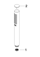 DO Handbrause SERIENNEUTRAL mit Antikalk-System und Anschluss 1/2"