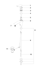 DO Waschtisch-Einhandbatterie mit Ablaufgarnitur LISSÉ Chrom 33500845