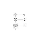 DO Luftsprudler ERSATZTEILE Chrom 90230102101