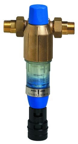 BWT Rückspülfilter Bolero RF manueller Rückspülfilter für waagerechten und senkrechten Einbau in Trink- & Brauchwasserleitungen, DIN/DVGW geprüft