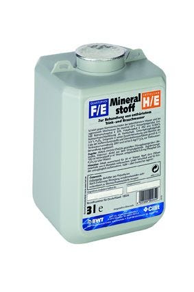 BWT Wirkstoff Mineralstoff F, 3 Liter - Mineralstoff für Flüssigdosierung - für Bewados E3 Dosiergerät