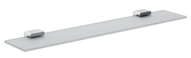 emco loft Ablage, Glasteil satiniert600mm, chrom