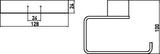emco loft Papierhalter chrom, Wandmontage, zum Schrauben