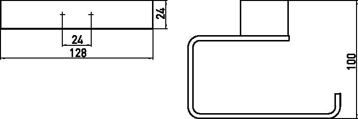 emco loft Papierhalter chrom, Wandmontage, zum Schrauben
