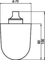 emco system BürstengarniturErsatzbürste, D: 70 x 107 mm, VPE 1St.