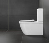 Villeroy & Boch WC-Sitz Architectura 98M9C1, 374 x 445 x 59 mm, Oval, mit Absenkautomatik (SoftClosing), mit abnehmbaren Sitz (QuickRelease), Weiß Alpin