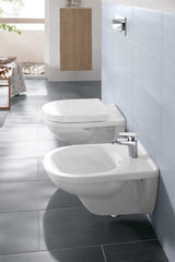 Villeroy & Boch Combi-Pack O.novo 5660H1, 360 x 560 x 350 mm, Oval, wandhängend, Abgang waagerecht, Weiß Alpin