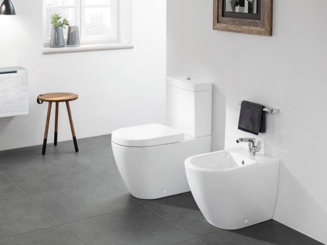 Villeroy & Boch WC-Sitz Subway 2.0 9M68S1, 375 x 459 x 60 mm, Oval, mit Absenkautomatik (SoftClosing), mit abnehmbaren Sitz (QuickRelease), Weiß Alpin