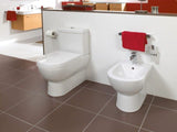 Villeroy & Boch WC-Sitz Subway 9M55S1, 375 x 465 x 60 mm, Oval, mit Absenkautomatik (SoftClosing), mit abnehmbaren Sitz (QuickRelease), Weiß Alpin