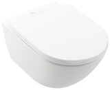 Villeroy & Boch Combi-Pack Subway 3.0 4670TS, 370 x 560 x 360 mm, Oval, wandhängend, Abgang waagerecht, mit TwistFlush, Weiß Alpin