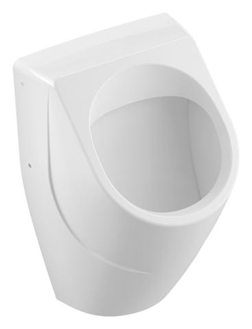 Villeroy & Boch Absaug-Urinal O.novo 752400, 320 x 335 x 560 mm, Oval, ohne Deckel, spülrandlos, Zulauf verdeckt, Weiß Alpin