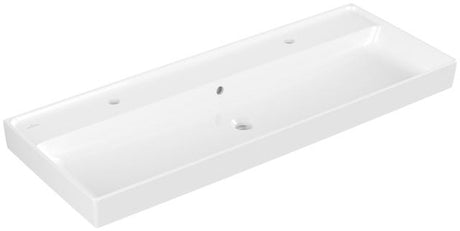 Villeroy & Boch Schrankwaschtisch Collaro 4A33C4, 1200 x 470 mm, Rechteck, 2HL., mit Überlauf, Weiß Alpin