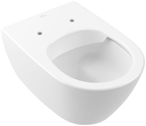 Villeroy & Boch Subway 2.0 Tiefspül-WC spülrandlos Oval wandhängend mit DirectFlush weiß glänzend