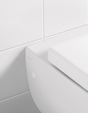 Villeroy & Boch WC-Sitz Subway 9M55S1, 375 x 465 x 60 mm, Oval, mit Absenkautomatik (SoftClosing), mit abnehmbaren Sitz (QuickRelease), Weiß Alpin