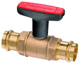 IMI HEIMEIER Heizungskugelhahn Globo H Viega Pressanschluss, Bronze Gehäuse, DN 15-32, Handgriffbedienung