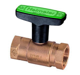 IMI HEIMEIER Trinkwasserkugelhahn Globo D Innengewinde, Bronze, Dichtung EPDM, Volldurchgang, gerade, Handgriff, 2-teilig