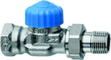 IMI HEIMEIER Thermostat-Ventilunterteil mit geringem Widerstand, Durchgang, Schwerkraft, Rotguß vernickelt