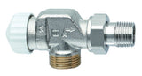 IMI HEIMEIER Thermostat-Ventilunterteil V-exact II, Thermostat-Ventilunterteil mit Voreinstellung, Bronzegehäuse vernickelt, thermostatisch ohne Knopf, für Zweirohrsystem