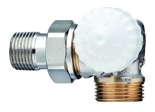 IMI HEIMEIER Thermostat-Ventilunterteil V-exact II, Winkeleck/rechts, Außengewinde G3/4