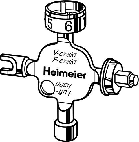 IMI HEIMEIER Universalschlüssel für V/F-exakt, Regulux, Vekolux, B-Kopf