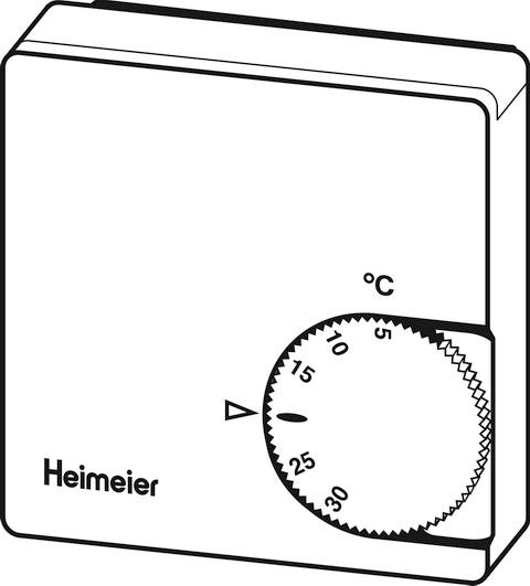 IMI HEIMEIER Raumthermostat 24 V, ohne Temperaturabsenkung