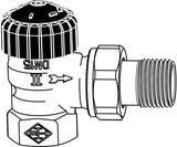 IMI HEIMEIER Thermostat-Ventilunterteil Standard, Eckform, vernickelt