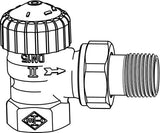 IMI HEIMEIER Thermostat-Ventilunterteil V-exact II, Eckform, vernickelt