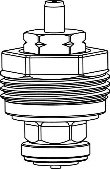 IMI HEIMEIER Thermostat-Oberteil für Multilux und umgekehrte Flussrichtung für II-Kennzeichnung