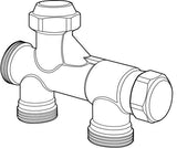 IMI HEIMEIER UNI-Einrohrverteiler DN15(1/2") Anschluss Außengewinde M 22 x 1,5