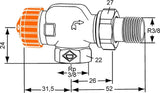 IMI HEIMEIER Thermostat-Ventilunterteil Eclipse
