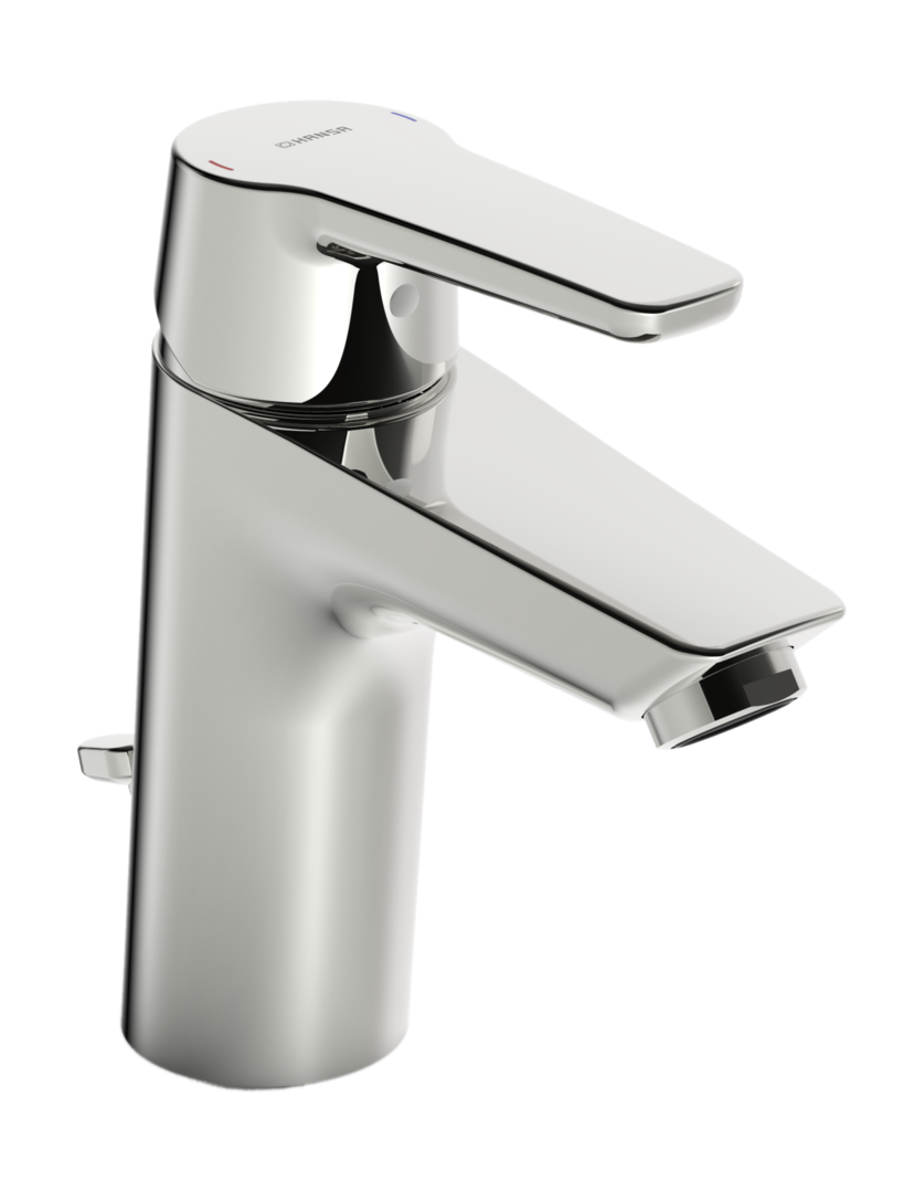 HA Einhebelmischer Waschtischbatterie HANSAPOLO XL 5150 Zugstangenablaufgarnitur Ausladung 110 mm DN15 Chrom