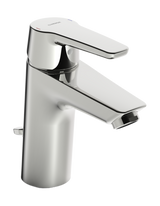 HA Einhebelmischer Waschtischbatterie HANSAPOLO XL 5150 Zugstangenablaufgarnitur Ausladung 110 mm DN15 Chrom