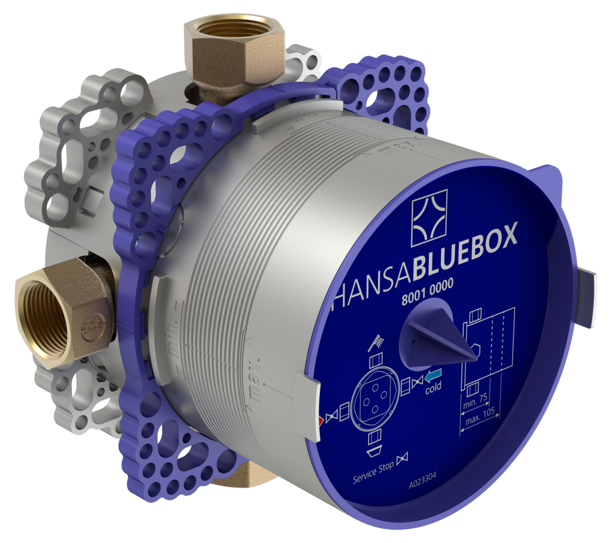 HA UP-Rohbauset Bade- und Brausearmatur HANSABLUEBOX