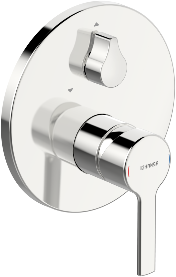 HA Einhebelmischer Fertigmontageset für Wanne/Brause HANSARONDA 8384 Chrom