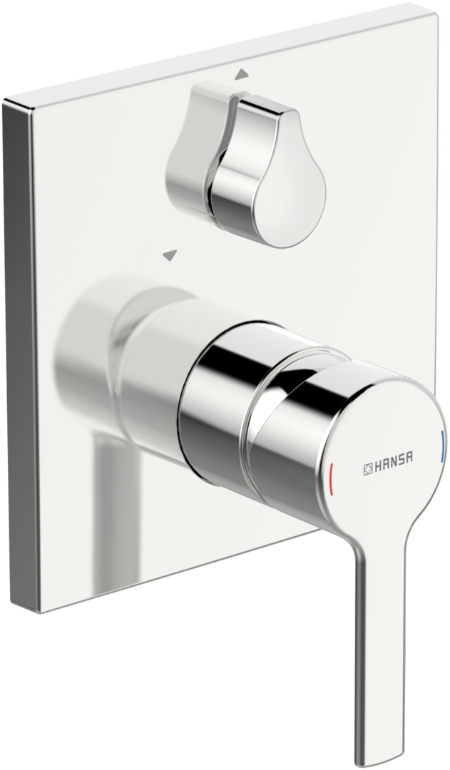 HA Einhebelmischer Fertigmontageset für Wanne/Brause HANSARONDA 8384 Chrom