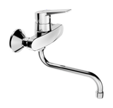 HA Einhebelmischer Küchenarmatur HANSATWIST 0969 Ausladung 232 mm DN15 Chrom