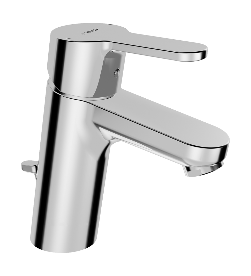 HA Einhebelmischer Waschtischbatterie HANSAPRIMO XL 4956 Zugstangenablaufgarnitur Ausladung 110 mm DN15 Chrom