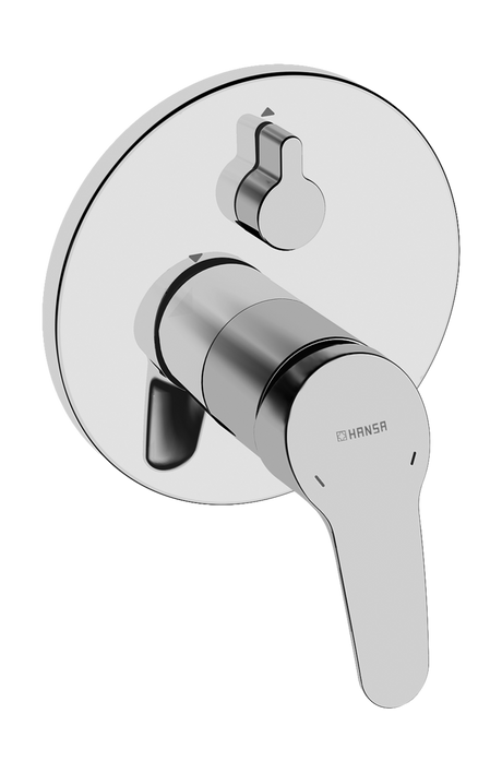 HA Einhebelmischer Fertigmontageset für Wanne/Brause HANSAMIX 8184 Wandmontage Unterputz-Einbaukörper Chrom