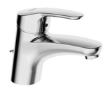 HA Einhebelmischer Waschtischbatterie HANSAMIX 0109 Kupferrohr Zugstangenablaufgarnitur Ausladung 141 mm DN15 Chrom