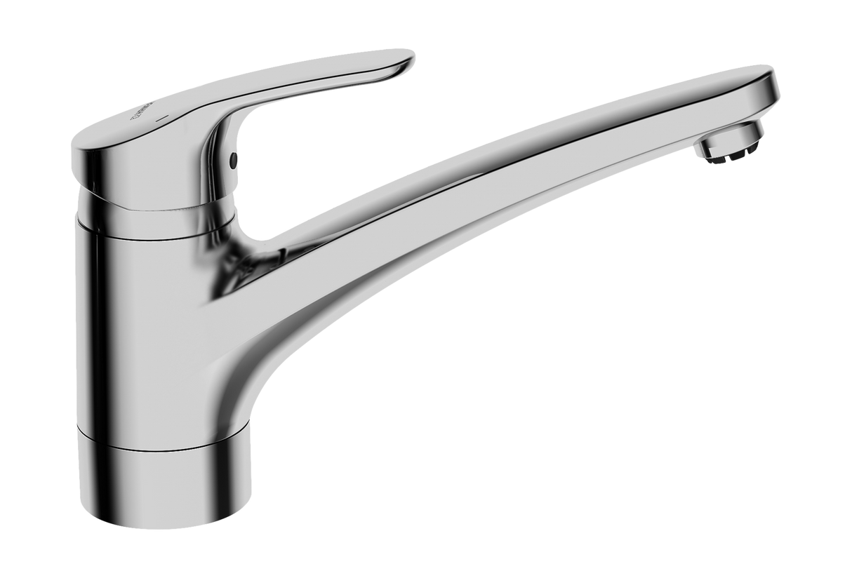HA Einhebelmischer Küchenarmatur, Niederdruck HANSAMIX 0112 Kupferrohr Ausladung 203 mm DN15 Chrom