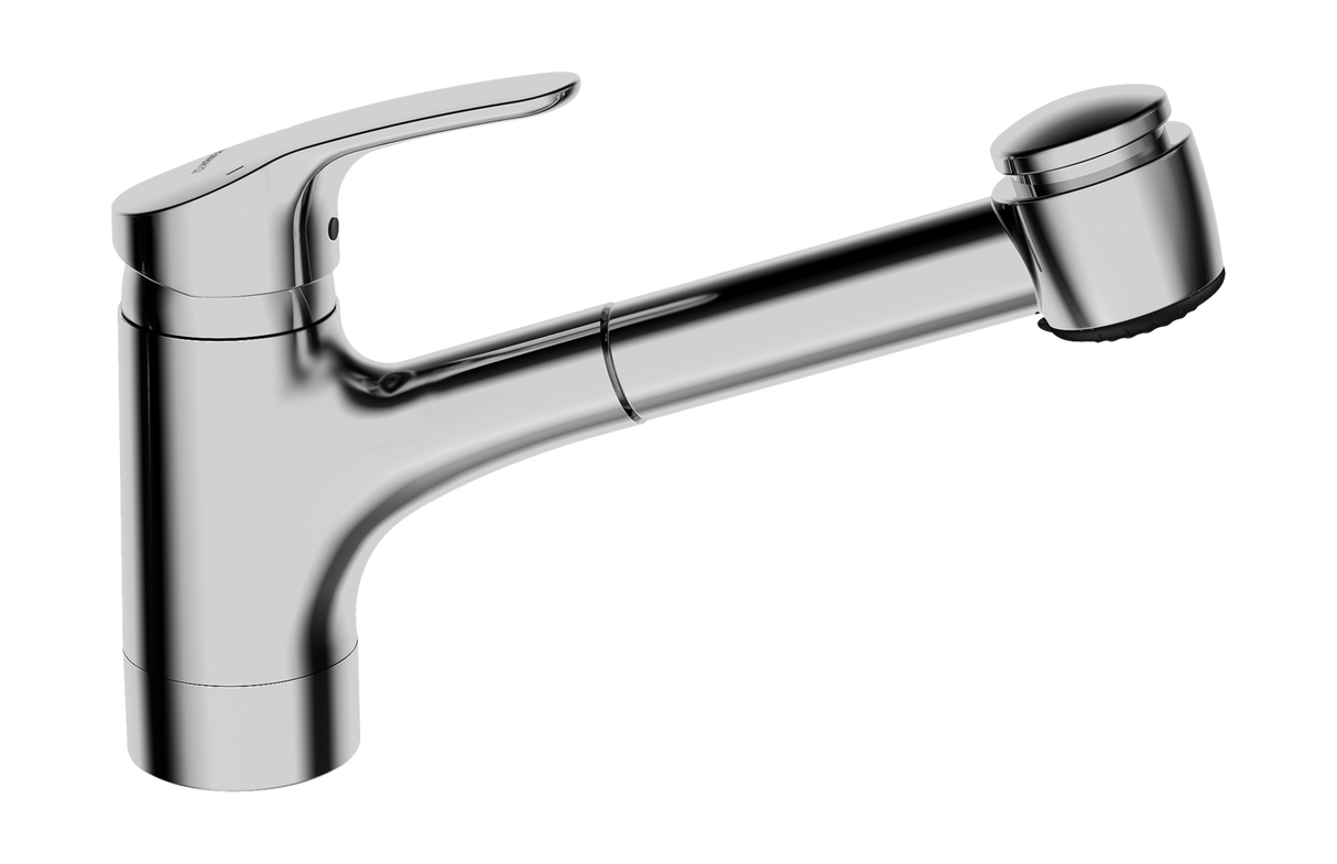 HA Einhebelmischer Küchenarmatur HANSAMIX 0138 2-strahlig Ausladung 235 mm DN15 Chrom