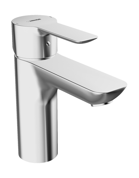 HA Einhebelmischer Waschtischbatterie HANSALIGNA 0609 Zugstangenablaufgarnitur Ausladung 108 mm DN15 Chrom