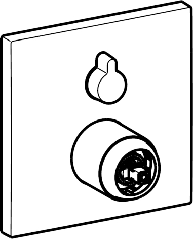 HA Fertigmontageset für Wanne/Brause HANSAVAROX PRO 4052 Chrom