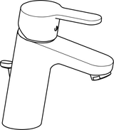 HA Einhebelmischer Waschtischbatterie HANSAPRIMO XL 4956 Zugstangenablaufgarnitur Ausladung 110 mm DN15 Chrom