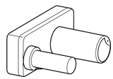 HA UP-Rohbauset Wandarmaturen HANSAVARIO 5786 DN15 3.5 Steuerpatrone