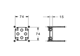 HA Verlängerungssatz HANSA 59914182 15 mm
