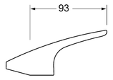 HA Hebel HANSAMIX Bedienhebel & Griffe Chrom mit W+K-Kennzeichnung